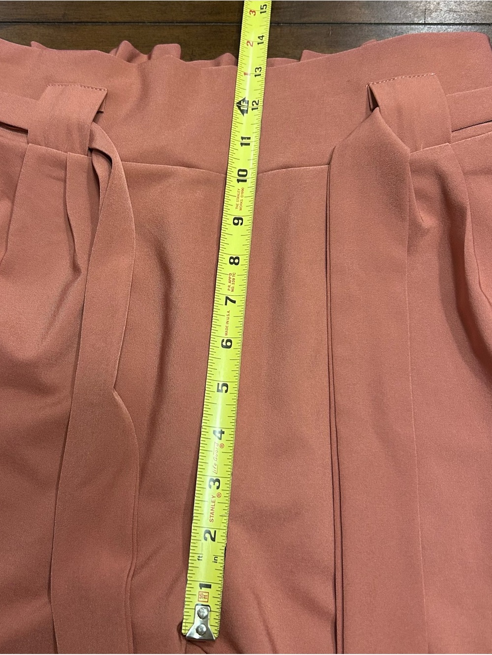 Grace Karin Pants Size Medium Mauve Tie Waist Tie Ankle - Picture 6 of 8